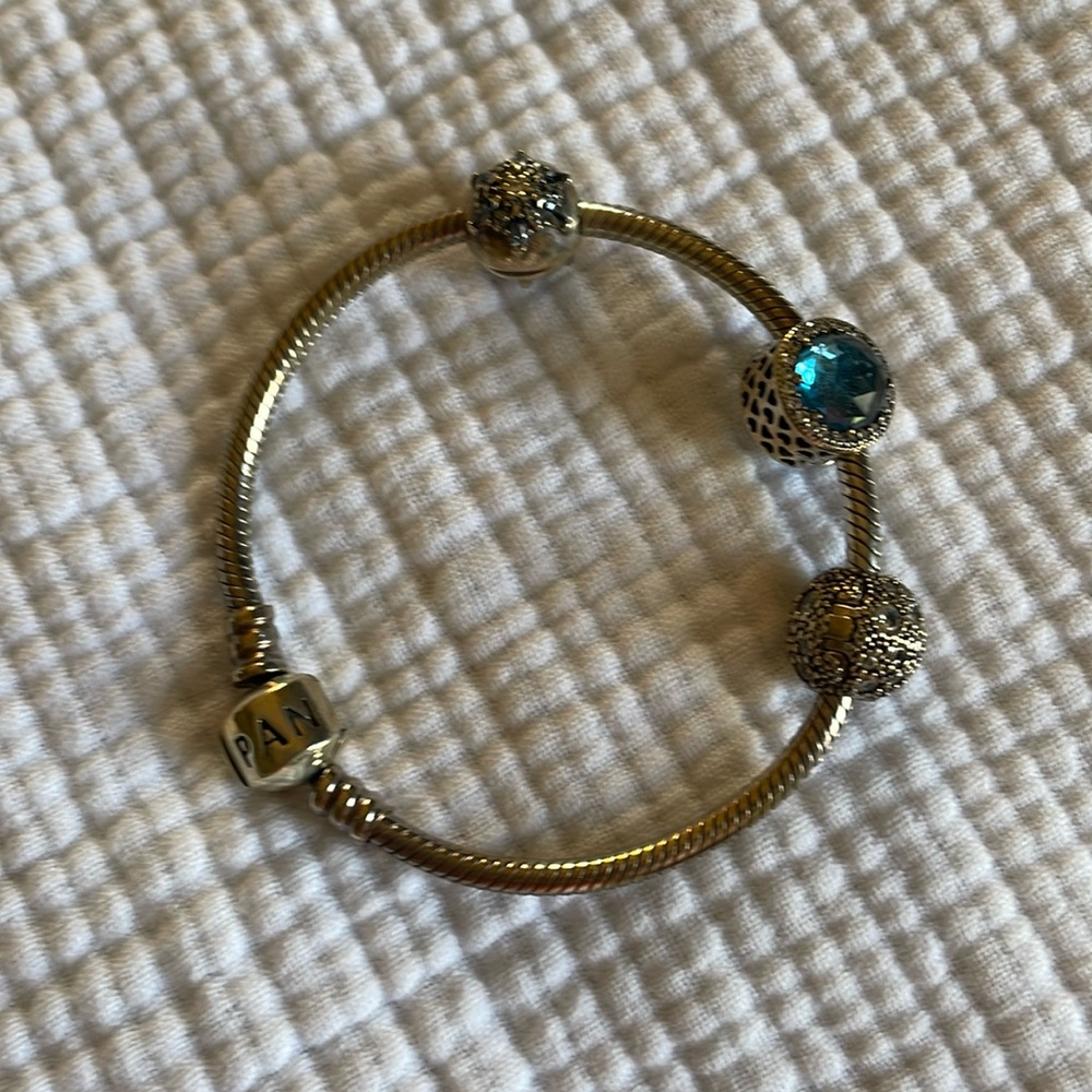 Pandora Moments Snake Chain Charm Bracelet